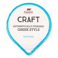 Authentically Strained Greek Style Natural Yogurt 450g Duneen